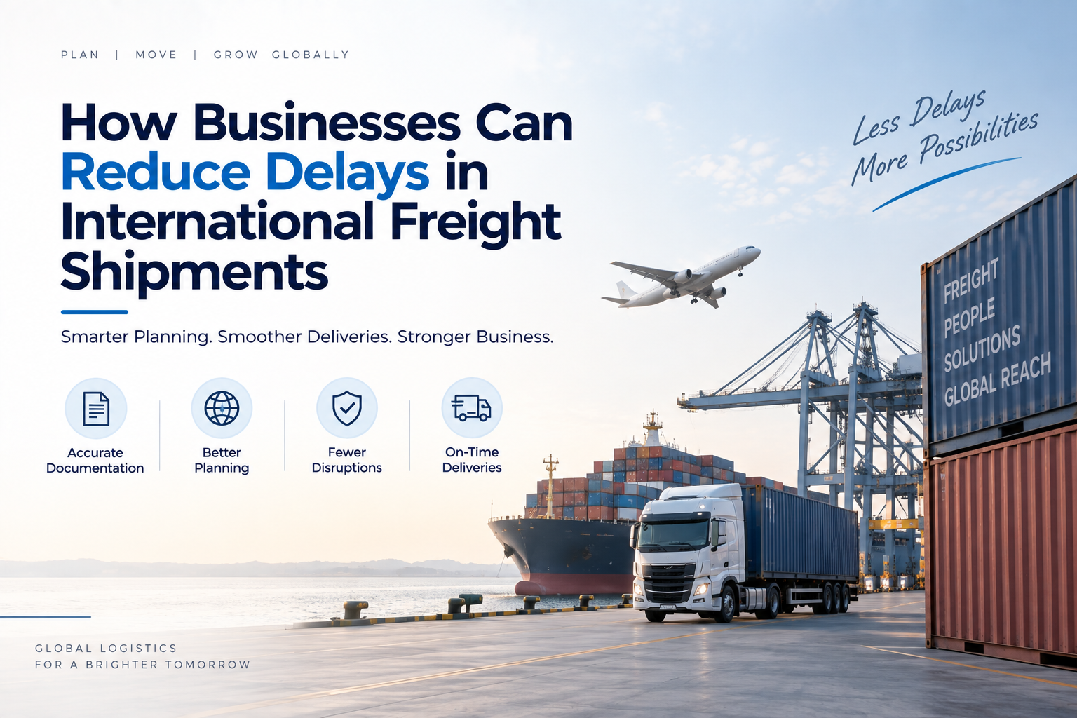 How Businesses Can Reduce Delays in International Freight Shipments