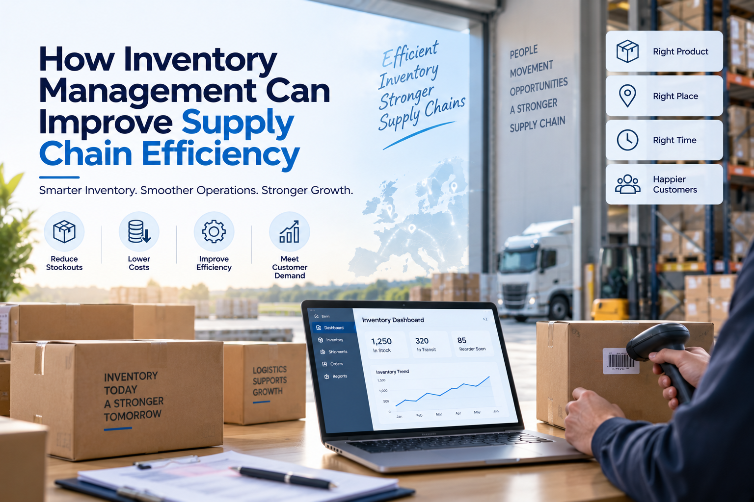 How Inventory Management Can Improve Supply Chain Efficiency